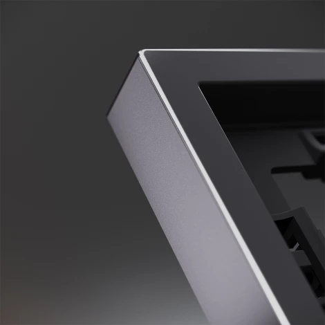 Рамка металлическая на 3 поста (антрацит) Voltum S70 Metal VLSM120312