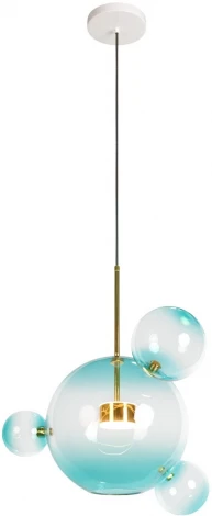 Подвесной светильник Loft It Bolle 2027-P4 Blue (LED, 220V, на проводе, шар, молекулы)