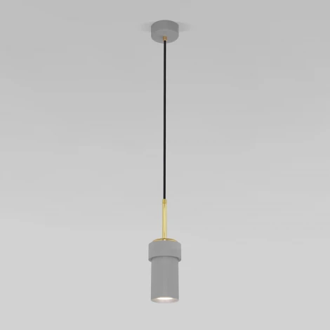 Подвесной светильник Eurosvet Pebble 50264/1 серый (220V, на проводе, круглые)