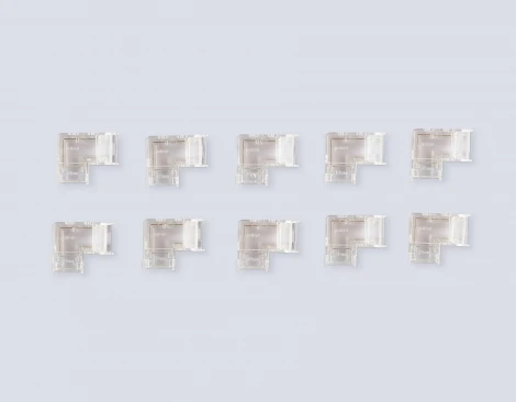 Соединитель угловой COB 12/24V для лент 10mm (2 конт.) (10шт) Ambrella Illumination GS6861