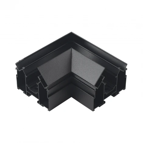 Угол соединительный для встраиваемого магнитного трека в натяжной ПВХ потолок Crystal Lux Space CLT 0.234 01 BL