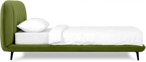 Кровать Amsterdam 1800 ОГОГО (арт.583409), (Велюр/Зеленый)