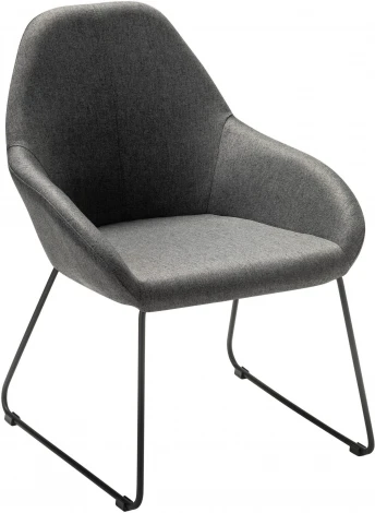 Кресло Kent темно-серый/Линк R-Home арт.410119133h_ТмСер_черн_линк