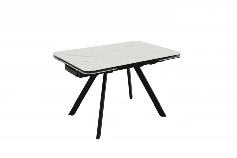 Стол NEW, Керамогранит, Черный/Calacata vaglioro Аврора Леон 102008