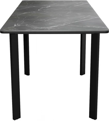 Стол DikLine LK110 Керамика Черный мрамор/подстолье черное/опоры черные арт.00-00073633