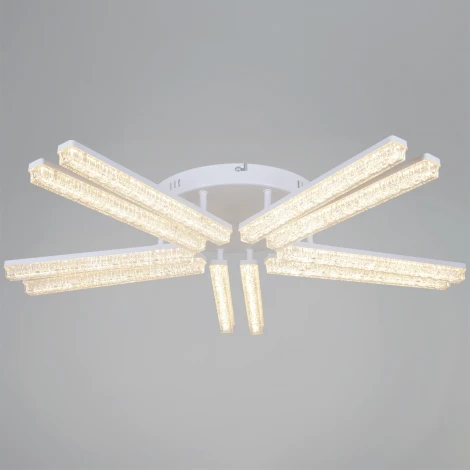 Потолочная люстра светодиодная на штанге с регулировкой цветовой температуры, яркости и ночным режимом Reluce 58290-0.3-10 WH