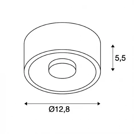 Накладной точечный светильник Slv Occuldas 117351
