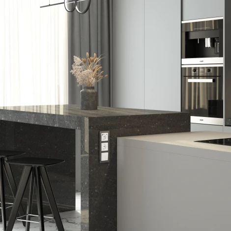 Розетка с заземлением,шторками и USB Type A+С (белый акрил) Werkel W1171741 (a064014)