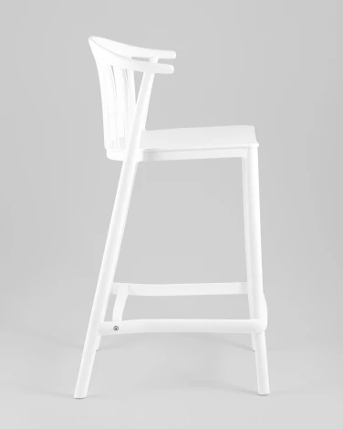 Стул полубарный Campo пластик белый Stool Group арт.УТ000039941