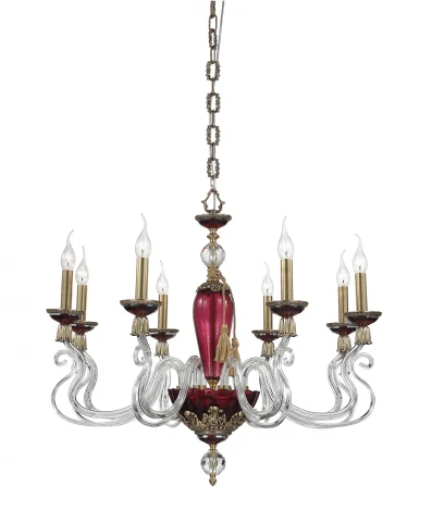 Подвесная люстра Dio D'Arte Rimini E 1.1.8 RED