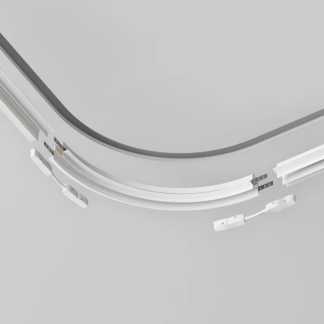Коннектор радиусный R300 Maytoni Accessories for tracks Exility TRA044-angle.12W встраиваемый под ГКЛ 12,5мм, белый