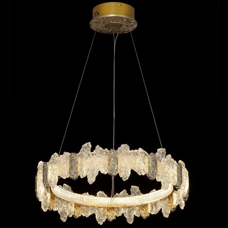 Подвесная люстра светодиодная с пультом Citilux Lava CL250162 (кольцо)