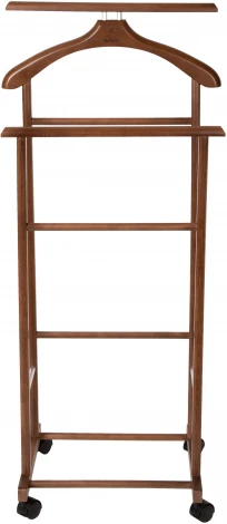 Вешалка костюмная на колесах В 22Н средне-коричневый от фабрики Mebelik