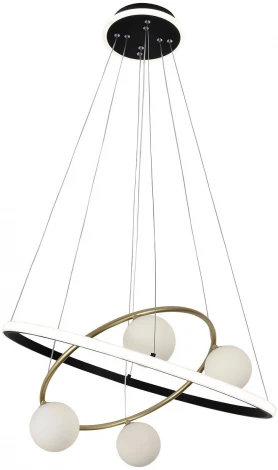 Подвесной светильник F-Promo Orbium 4184-6P (LED, 220V, пульт управления, на тросе, шарики)