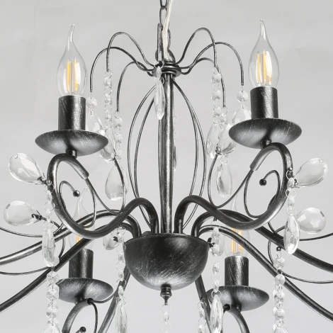 Подвесная люстра De City Лада 442010708 (220V, подвески, на цепи, подсвечник, свеча)