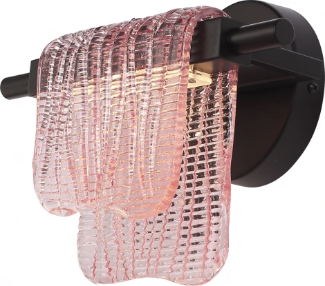 Настенный светильник ST Luce Voile SL6021.401.06 черный/розовый LED 1*6W 4000K (220V)