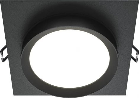 Встраиваемый светильник Hoop GX53 1x15Вт Maytoni Technical DL086-GX53-SQ-B (220V, круглые)