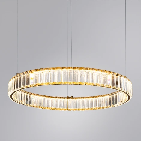 Подвесная люстра Divinare Renata 1135/17 SP-36 (LED, 220V, хрусталь, на тросе, кольцо)