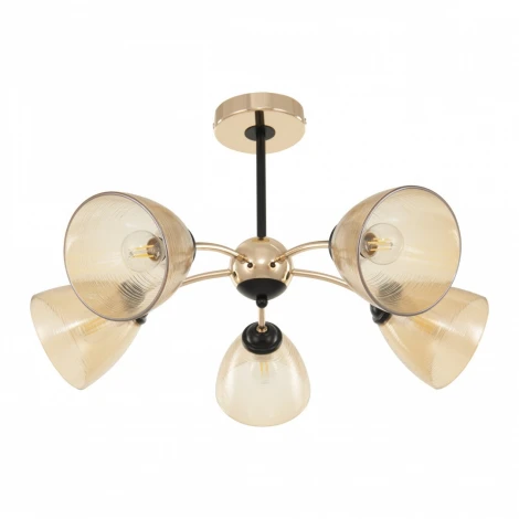 Потолочная люстра на штанге Arte Milano Napoli-329007 329007/5 GD.BK (220V)
