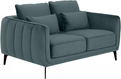 Диван Amsterdam двухместный ОГОГО (арт.698449), (Ткань/Бирюзовый)