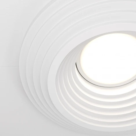 Встраиваемый светильник Gyps Modern GU10 1x35Вт Maytoni Technical DL004-1-01-W