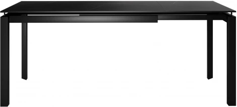 Стол DikLine KT120 мрамор черный Оникс,опоры черные