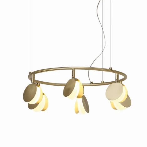 Подвесная люстра Mantra Shell 7262 (LED, 220V, подвески, на тросе)