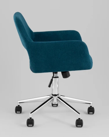 Стул офисный ROSS рогожка синий Stool Group арт.УТ000039438