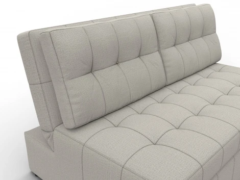 Диван прямой Лига-107 (140) (ЛДСП,Брус,Фанера,Рогожка/Бежевый) Лига Диванов 134901