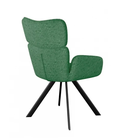 Стул DikLine 501 поворотный NS Pine зеленый, ножки черные 00-00084769