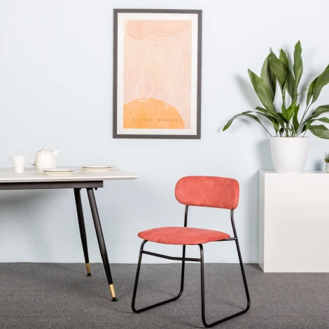 Стул R-Home Cord Salmon/Черн