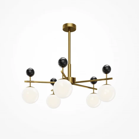 Потолочная люстра на штанге Maytoni Museo MOD436PL-05BS