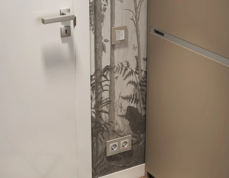 Рамка Ambrella Volt ALFA Qubi (Серо-бежевый матовый) 3-ая AF250363