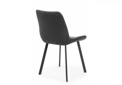 Стул на металлокаркасе Челси П темно-серый (zd 995) / черный 632459