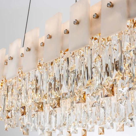 Подвесная люстра светодиодная с регулировкой цветовой температуры Modelux MODELUX ML.6980.900P GD