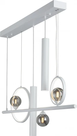 Подвесной светильник светодиодный Vitaluce V3095-0/5S (220V, на тросе, шар, кольцо)