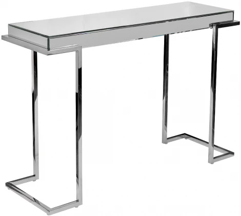 Консоль зеркальная каркас н/ж сталь хром 116*39*79см Garda Decor арт.KFG129