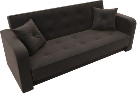 Диван-книжка Тур (Коричневый/Велюр) Лига Диванов арт.121777