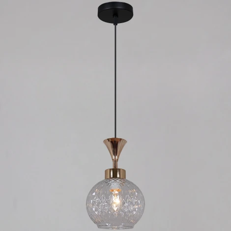 Подвесной светильник Reluce 10080-0.9-01 BK+FG