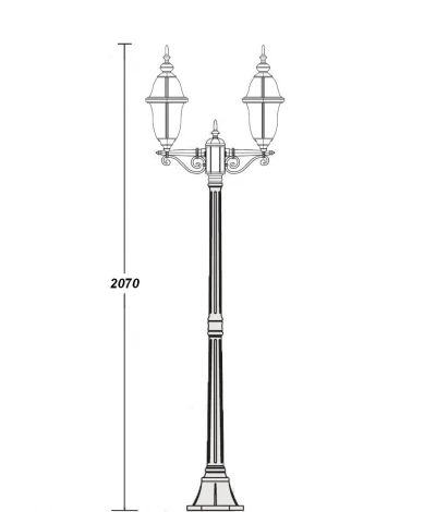 Наземный фонарь Oasis Light Florida 89408 A