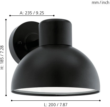 Настенный светильник уличный Eglo Entrimo 96207