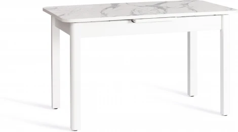 Кухонный стол Tetchair ALIGERY (ЛДСП,HPL,Массив березы/Белый)