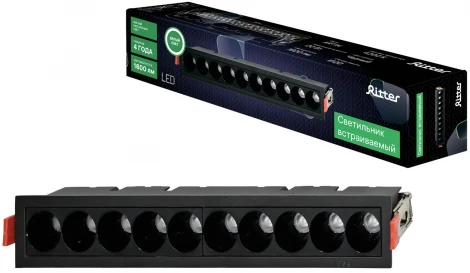 Встраиваемый линейный светильник светодиодный Ritter Artin 59940 1