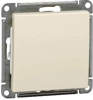Выключатель встраиваемый одноклавишный (слоновая кость) Systeme Electric W59 VS610-156-2-86