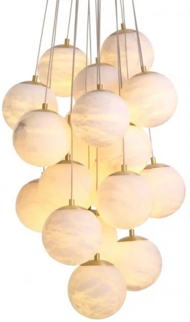 Подвесная люстра Fluorite Unity FL1048-19P (220V, на проводе, шарики)