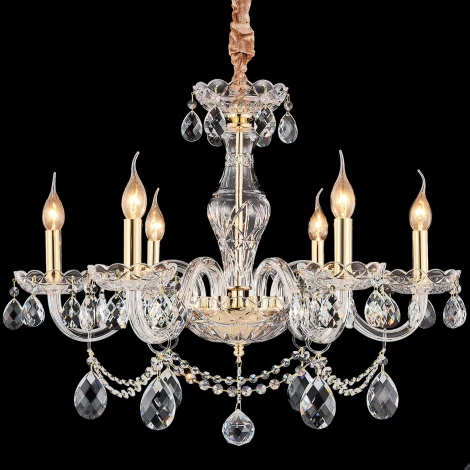 Подвесная люстра ILLUMICO IL2066-6PBC-25 ELITE