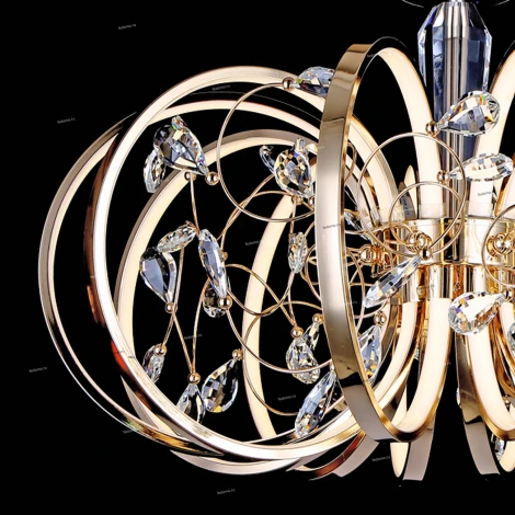 Подвесная люстра ST Luce Ottavo SL923.203.12 (LED, 220V, хрусталь, на цепи)