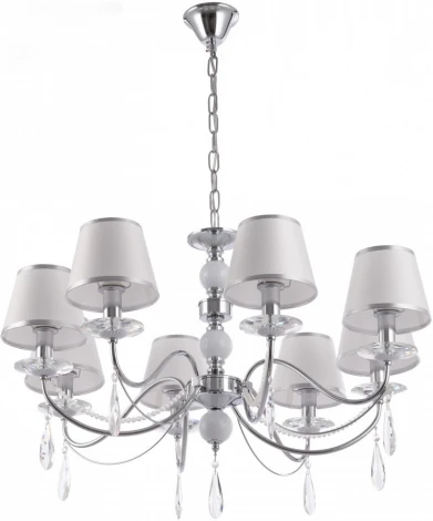 Подвесная люстра Arte Milano AM342109 342109/8 CR+LWT (220V, подвески, на цепи)