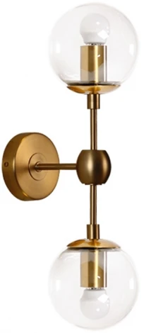 Бра Modo Sconce 2 Globes Gold ImperiumLoft 44,411 (84999-22) (220V, шар)