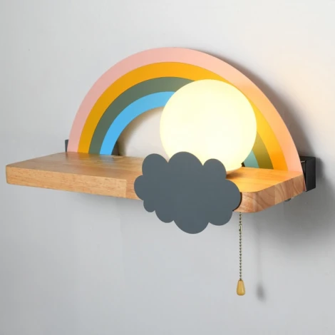 Настенный светильник (бра) Rainbow Kids Wall ImperiumLoft Rainbow-Kids-Wall01 (151333-26) (для детской, 220V, выключатель, шар)